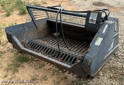 rock bucket skid steer kwik pik|ez pick skid steer attachment.